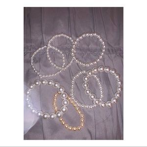 SOLD - Various Sizes Pearl Bracelets